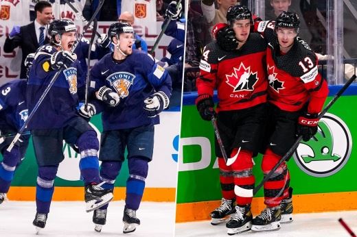 Сборная Канады вышла вперёд в финальном матче чемпионата мира с Финляндией