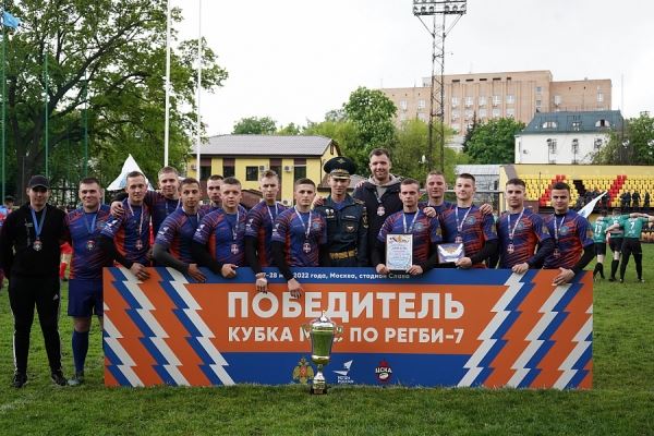 В I Кубке МЧС России по регби-7 победила команда Санкт-Петербургского университета ГПС МЧС